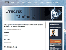 Tablet Screenshot of fredriklindborg.com